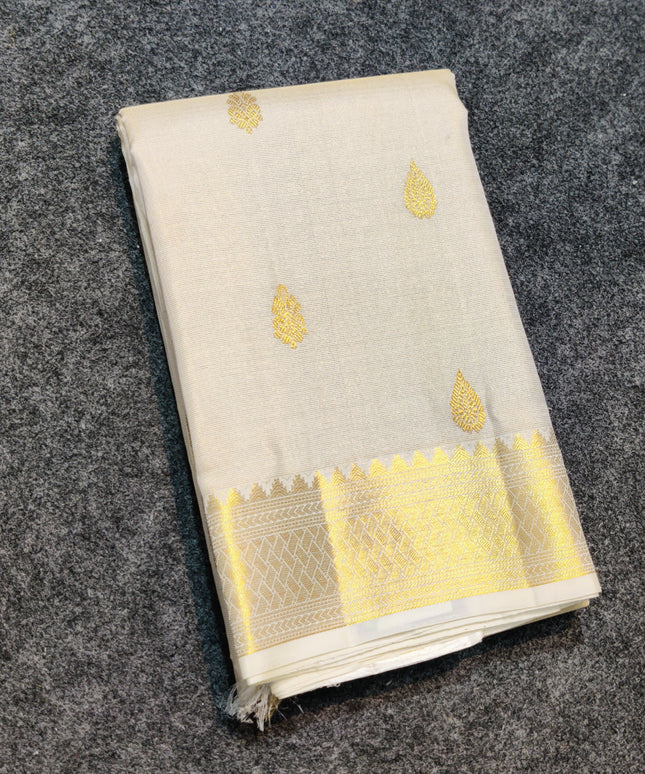 Kanchi Pure Handloom Tissue Silk Saree-KMP117