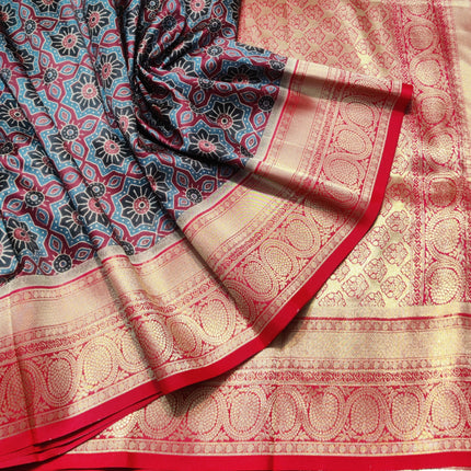 Kalamkari Silk saree - KM02
