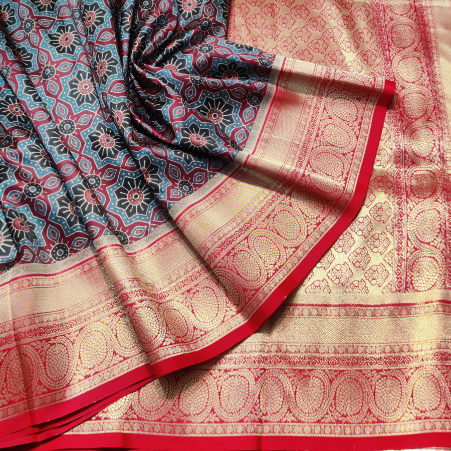 Kalamkari Silk saree - KM02