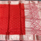 Chinon crepe silk saree -C19