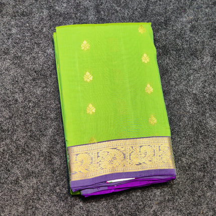 Kanchipattu small border saree - KMP203