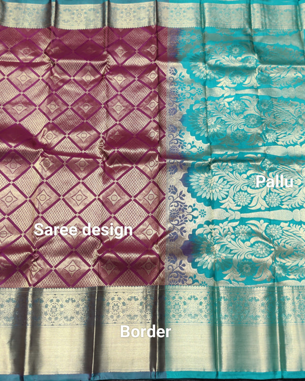 Kanchi pure Bridal wear saree @40% Off - KMP2004 alternate view
