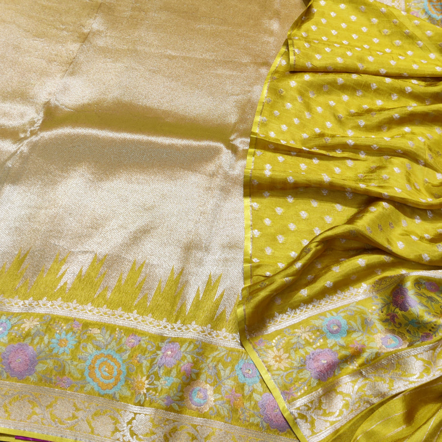 Banaras Tissue Paithani silk saree - BRS23