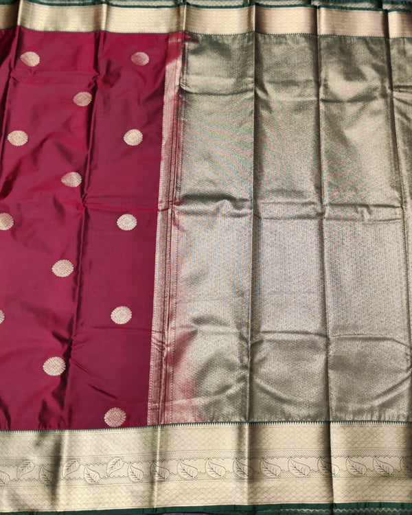 Kanchi semi vintage silk Saree -KS23 alternate view