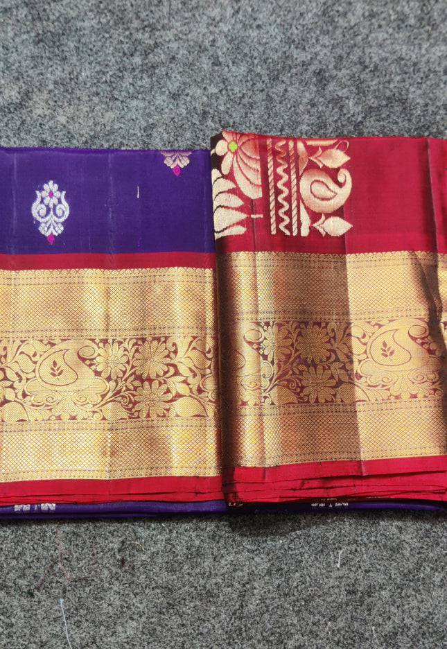 Meenakari kanchi lightweight pattu Saree - KMP3130