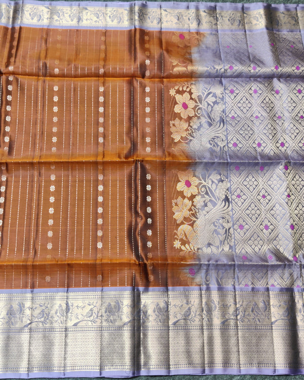 Meenakari kanchi lightweight pattu Saree - KMP19 alternate view