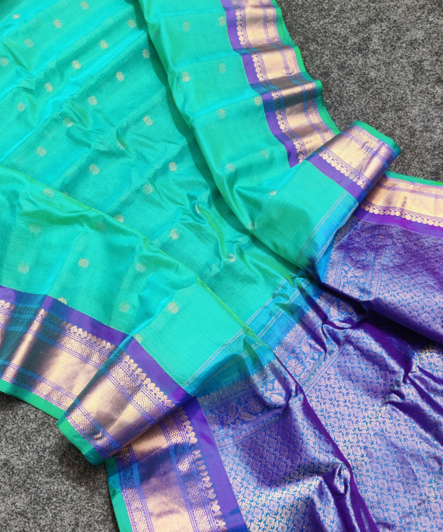 Gadwal Sico Silk Saree - GS158