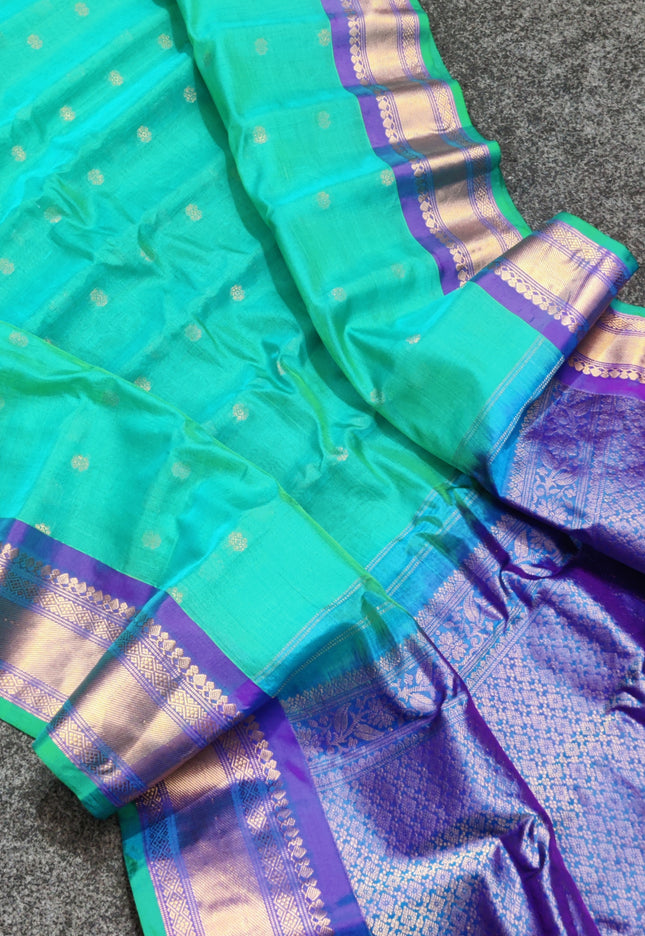 Gadwal Sico Silk Saree - GS158