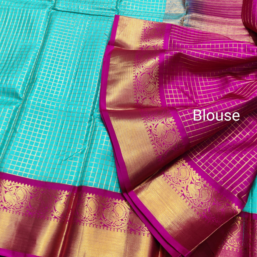 50% off Kanchi kuttu vintage Handloom saree - KMP58
