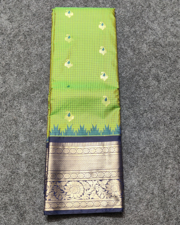 Gadwal Semi Silk Saree - GSM35