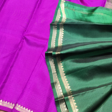 Kanchi pattu small border saree - KMP2033