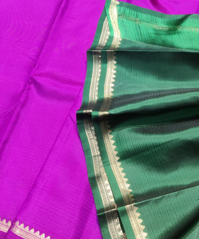 Kanchi pattu small border saree - KMP2033