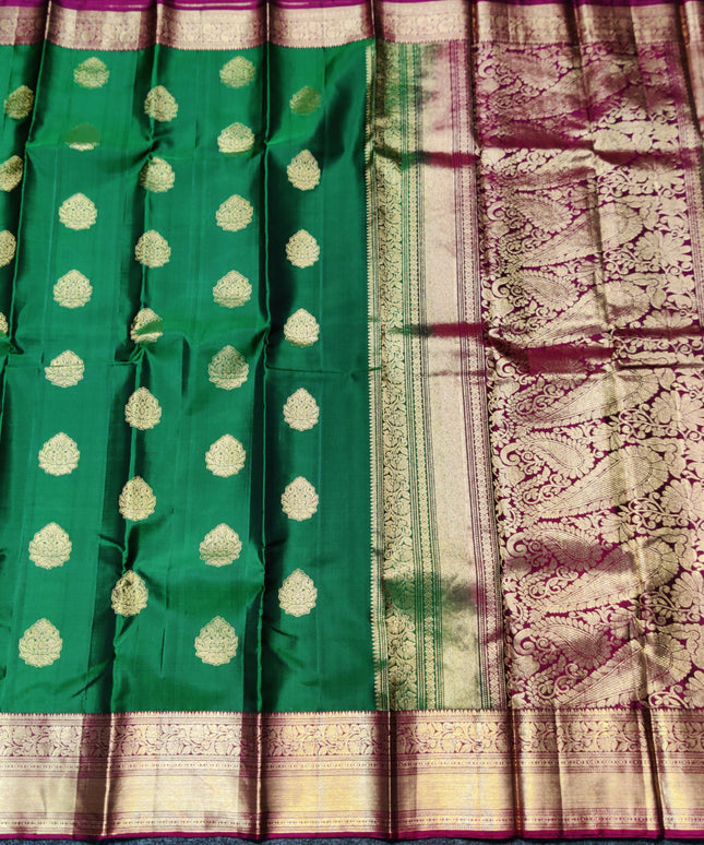 Kanchi pure soft silk Saree - KMP2046