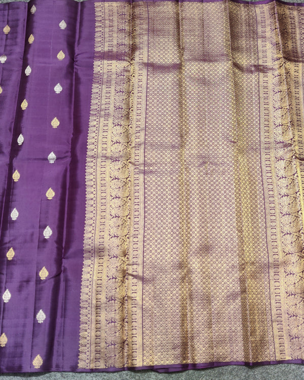 Kanchi Vintage Handloom Pattu Saree - KMP107 alternate view