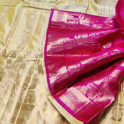Kanchi pattu pure silk Saree - KMP1274