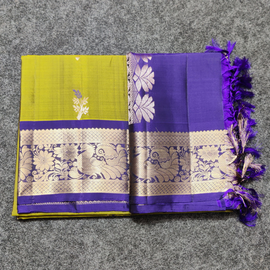 Meenakari kanchi lightweight pattu Saree - KMP21