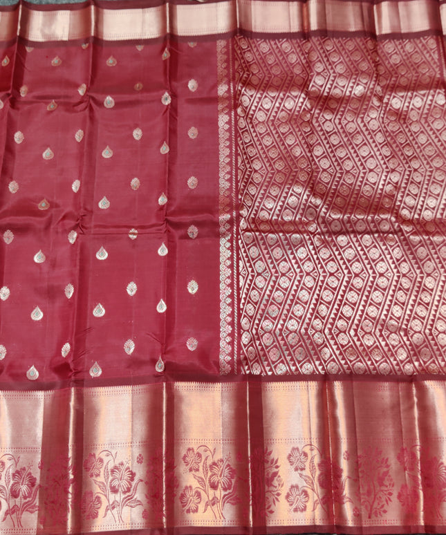 Kanchi pattu pure silk Saree - KMP1557