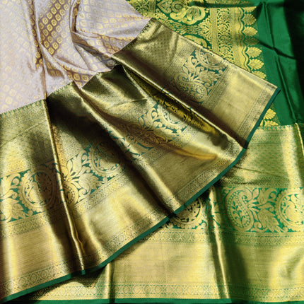 kanchi pattu half fine Bridal Saree -HF280