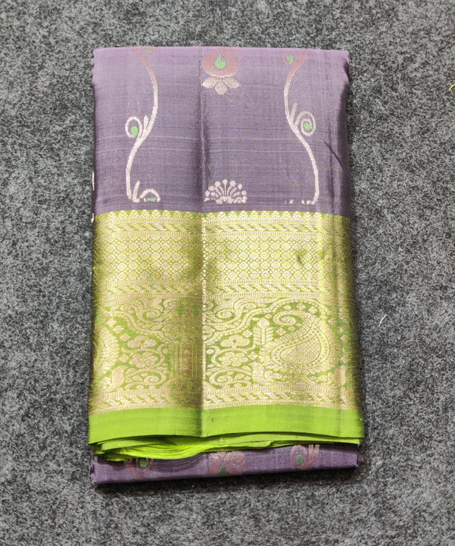 Meenakari kanchi lightweight pattu Saree - KMP307