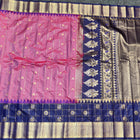 Gadwal Semi Silk Saree with Zari Checks – GSM07 at Jyothi Saree Mandir