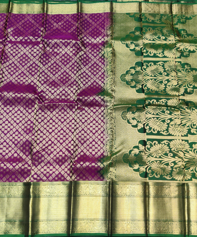 Kanchi pure bridal silk saree - KMP1507