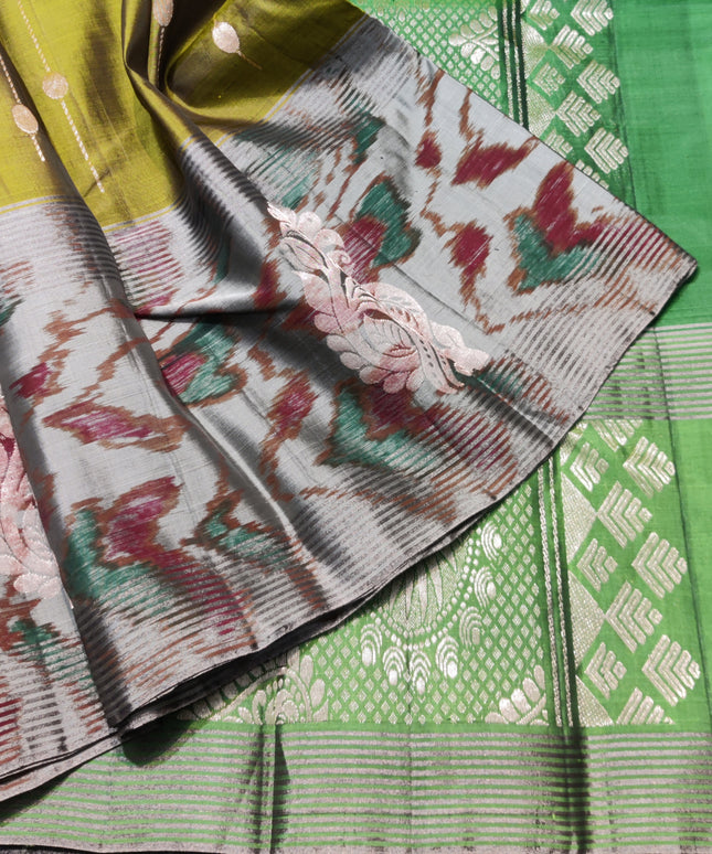 Lightweight Pattu Scurt Border Saree - LWP1076