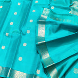 Kanchi pattu small border saree - KMP275