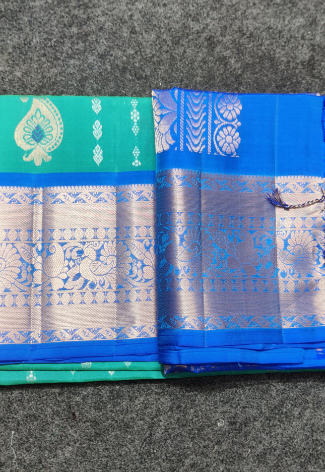 Meenakari kanchi lightweight pattu Saree - KMP3122
