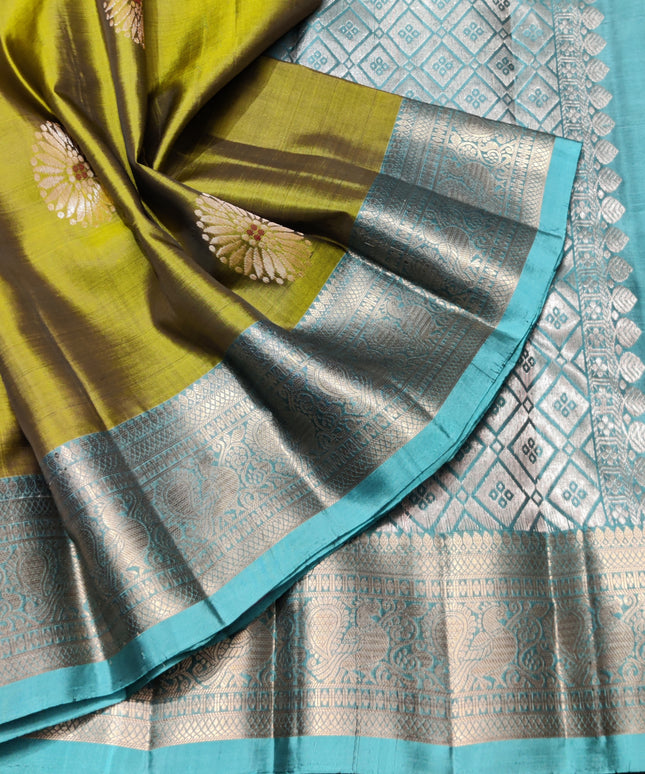 Meenakari kanchi lightweight pattu Saree - KMP310
