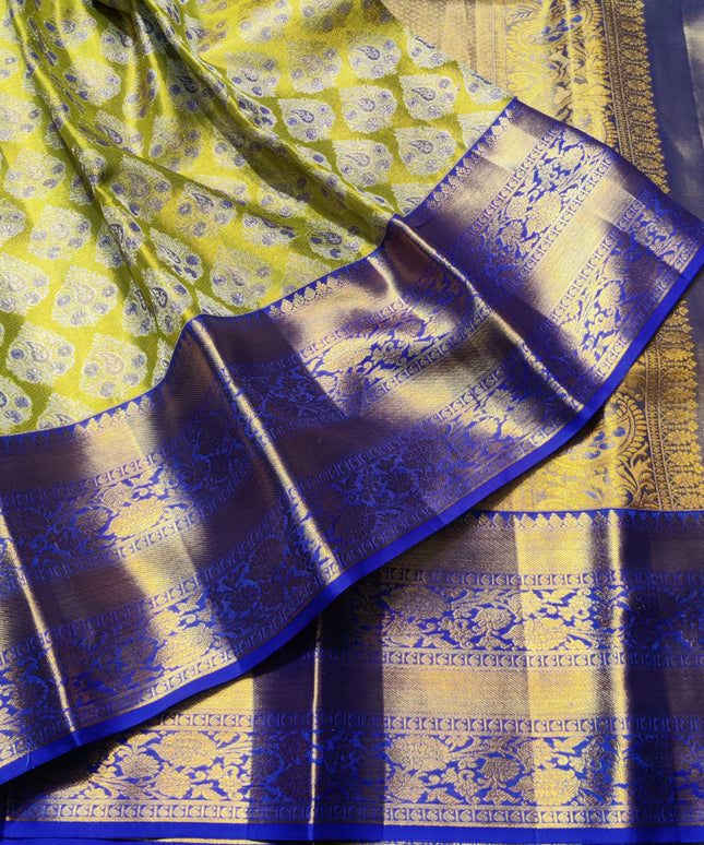 Kanchi Pattu Wedding Sarees @50% Off -KMP1953