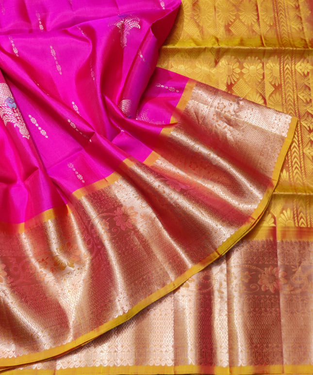 Meenakari kanchi lightweight pattu Saree - KMP122