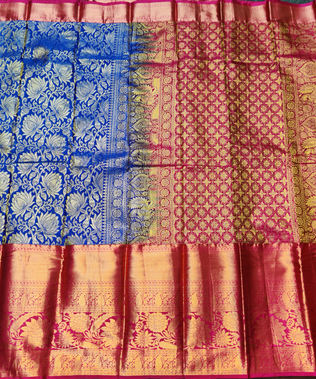Kanchi Pattu Half Fine Brocade - SP44