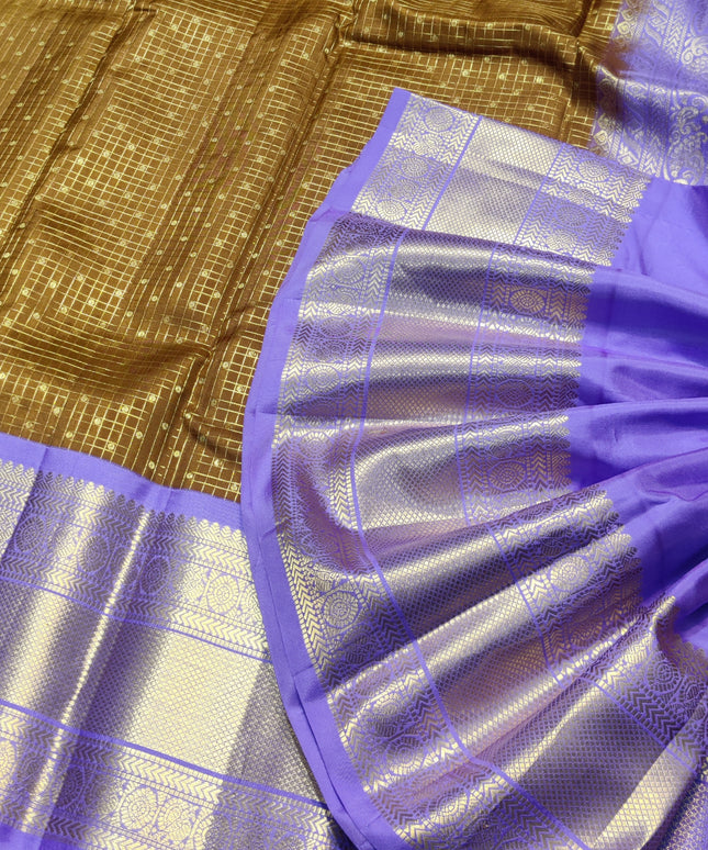 Kanchi pure kuttu border Saree - KMP1293