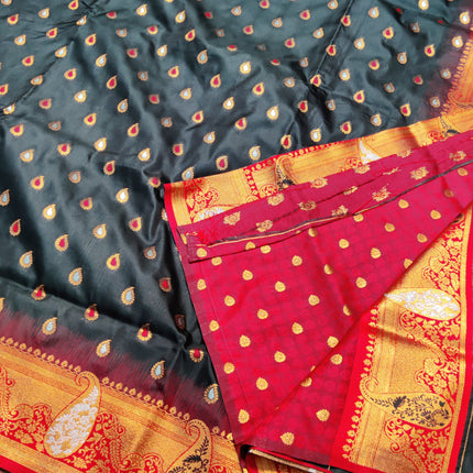 Paithani Soft Silk Saree- HF202