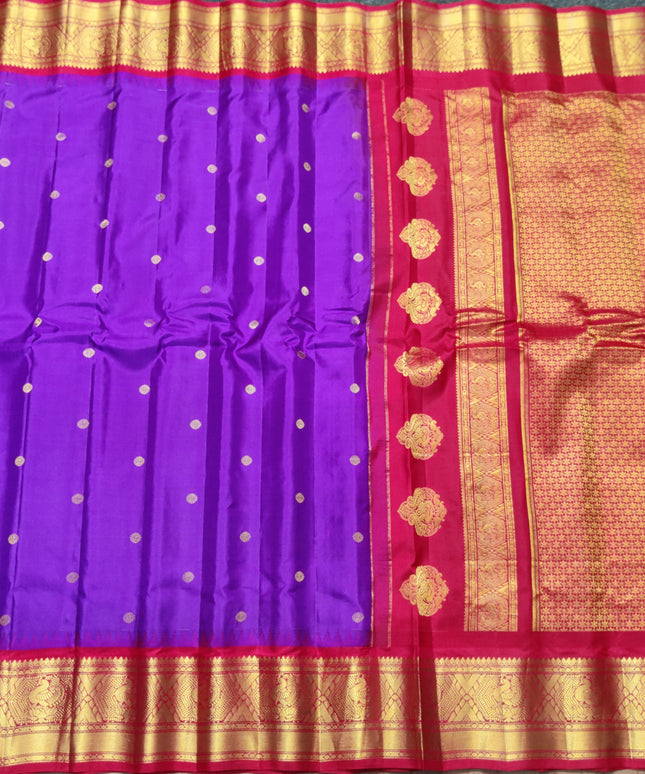 Gadwal Handloom Pure silk saree - GPS162