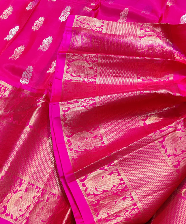 Kanchi Pattu Half Fine saree - HF221