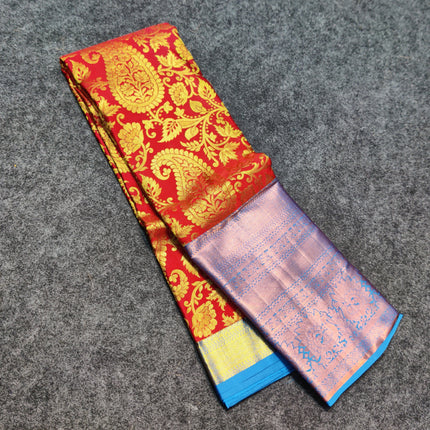 Kanchi Pattu Half Fine Brocade - SP43