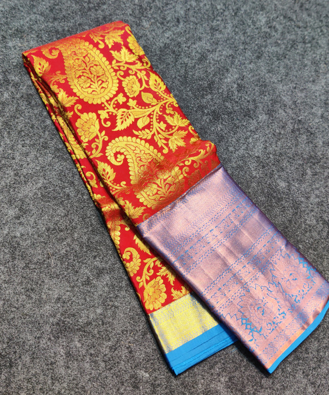 Kanchi Pattu Half Fine Brocade - SP43