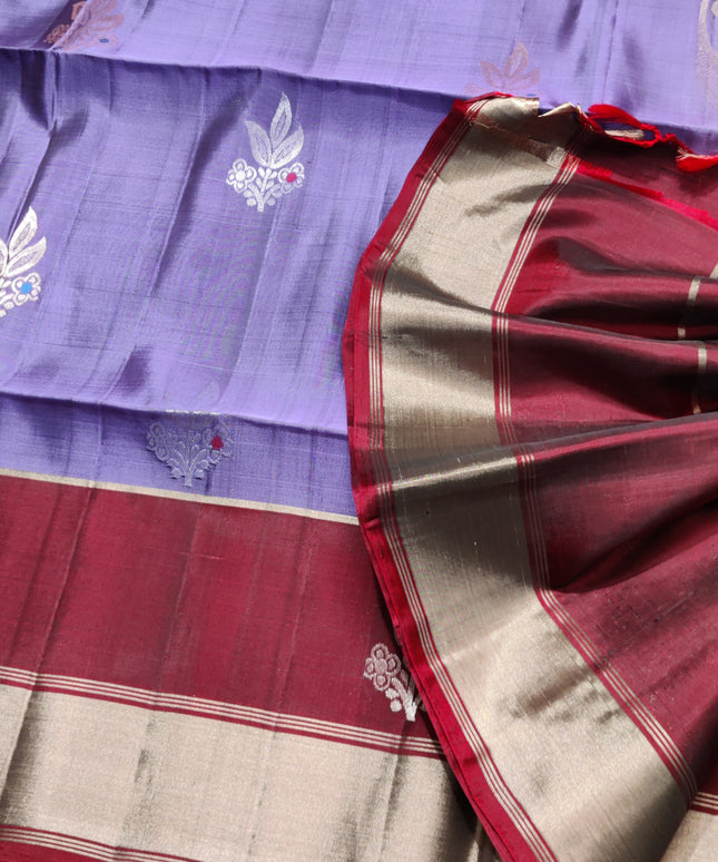 Lightweight pattu Scurt Border Saree - LWP146