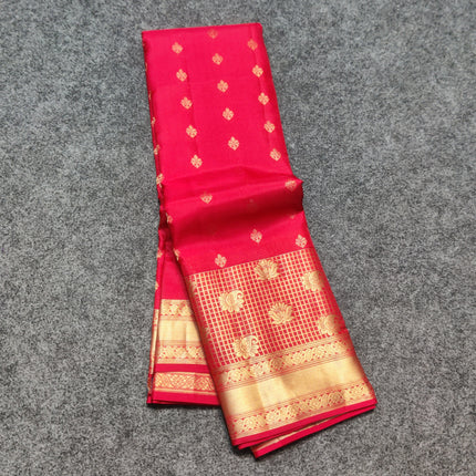 Kanchi pure vintage silk Saree - KMP3009