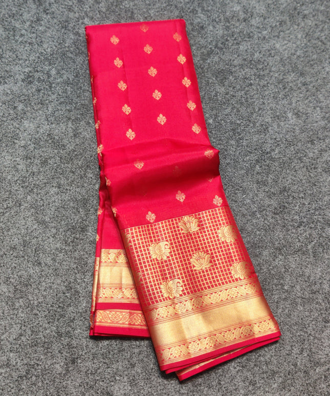 Kanchi pure vintage silk Saree - KMP3009