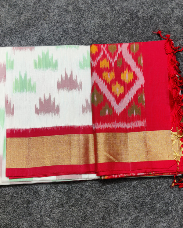 Ikkath Pure handloom silk saree - IKT08
