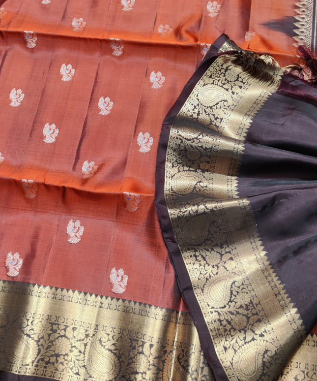 Meenakari kanchi lightweight pattu Saree - KMP130