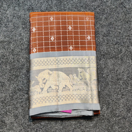 Kanchi Pure silk check - KMP2002