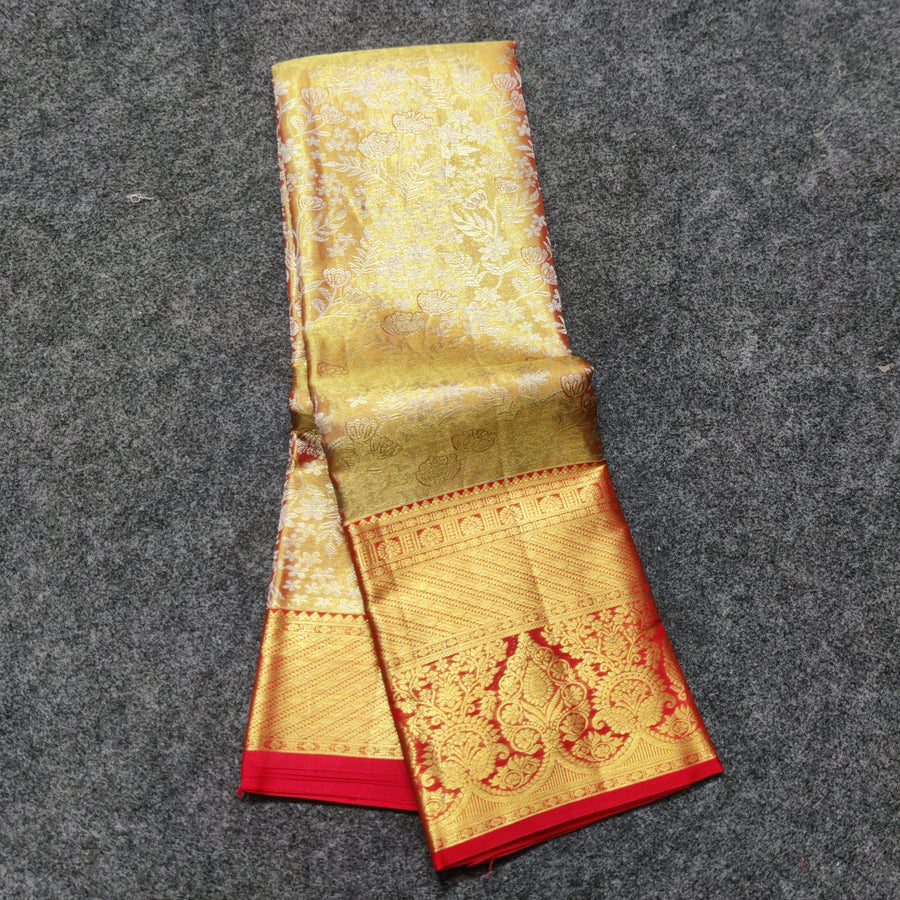 Kanchi Pattu Wedding Saree @35% Off -KMP61