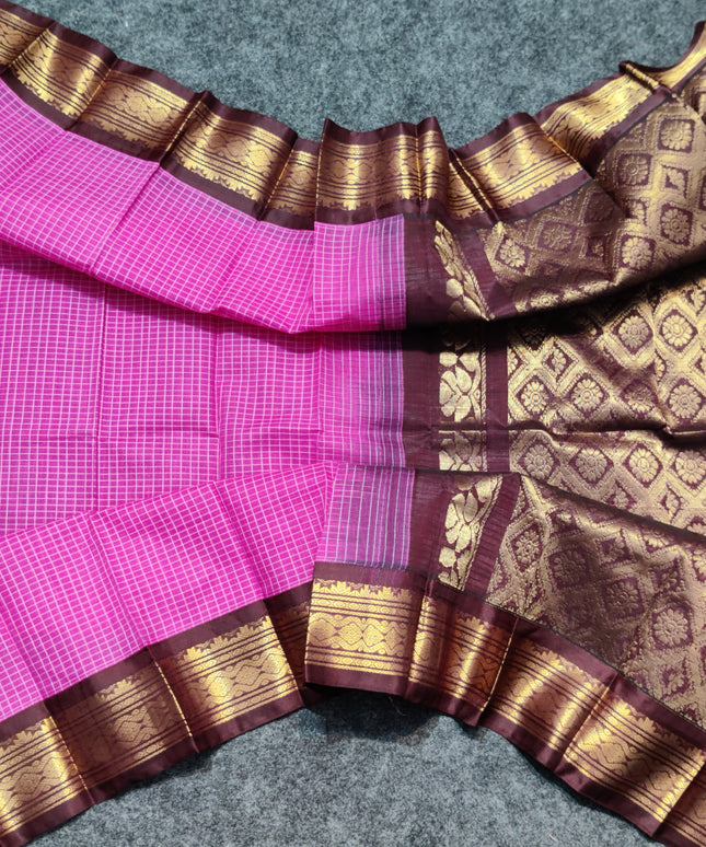 Gadwal Dori Cotton Saree - GC24
