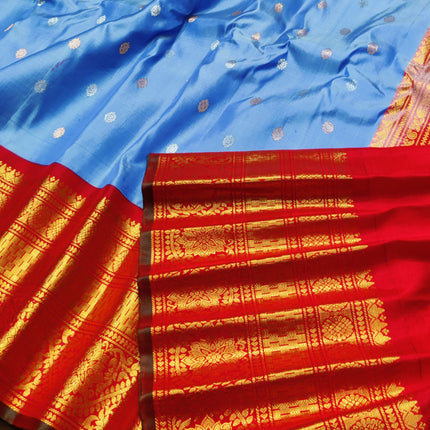 Gadwal pure handloom kuttu silk saree - GPS114