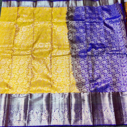 Kanchi pattu half fine Bridal Saree -HF279