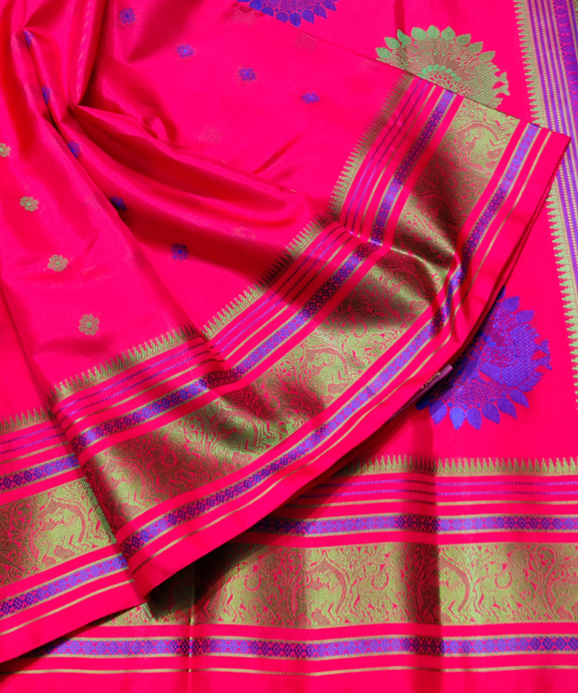 Kanjivaram Resham Silk Saree - KMP1534