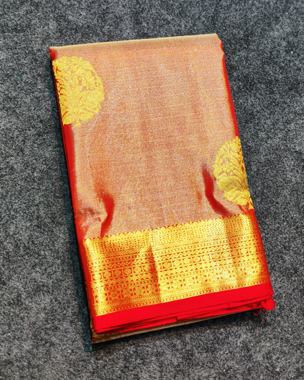 Kanchi Pure Handloom Tissue Silk Saree - KMP241